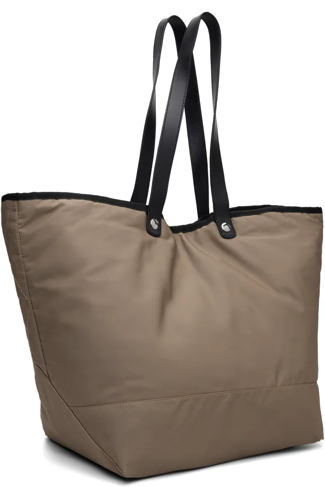 Vivienne Westwood Taupe Utility Small Shopper Tote, photo 3 of 4 from SSENSE