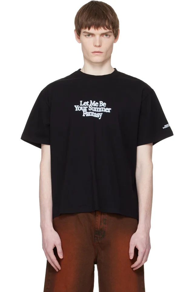 Carne Bollente Black 'Sadao's Dream' T-shirt, image 1 of 1 from SSENSE