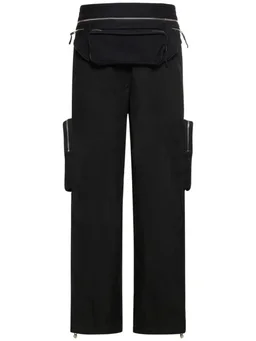 Dion Lee Wide-leg trousers with adjustable belt in 75% Organic Cotton, 25% Recycled Polyamide, photo 5 of 5 from LUISAVIAROMA