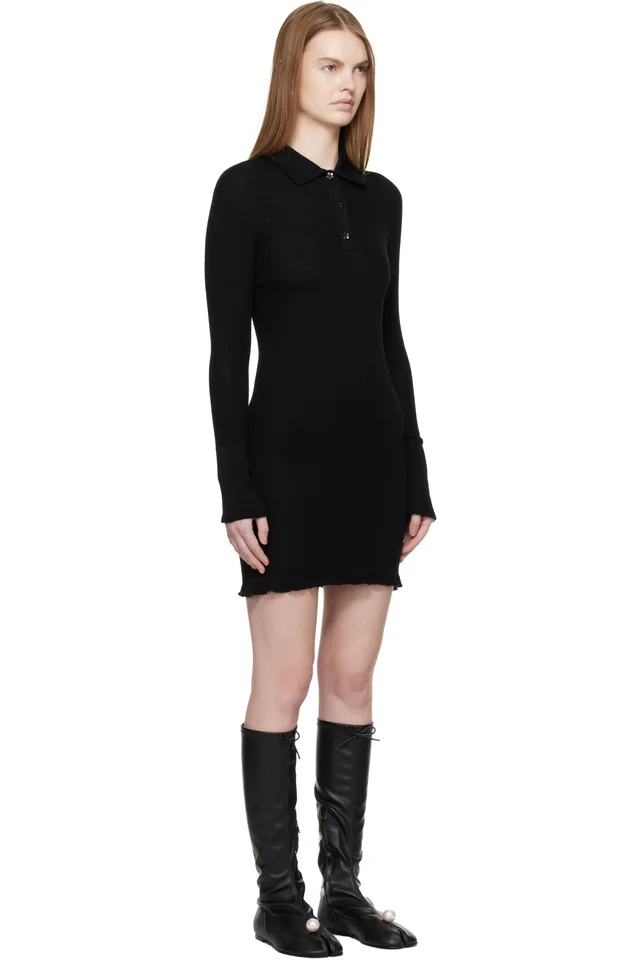 Cecilie Bahnsen Black Botka Minidress, photo 2 of 4 from SSENSE