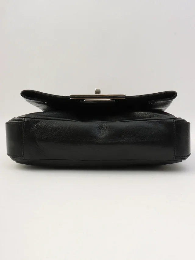 Celine Lizard emboss 2-way bag, black from VINTAGE QOO TOKYO, photo 11 of 14