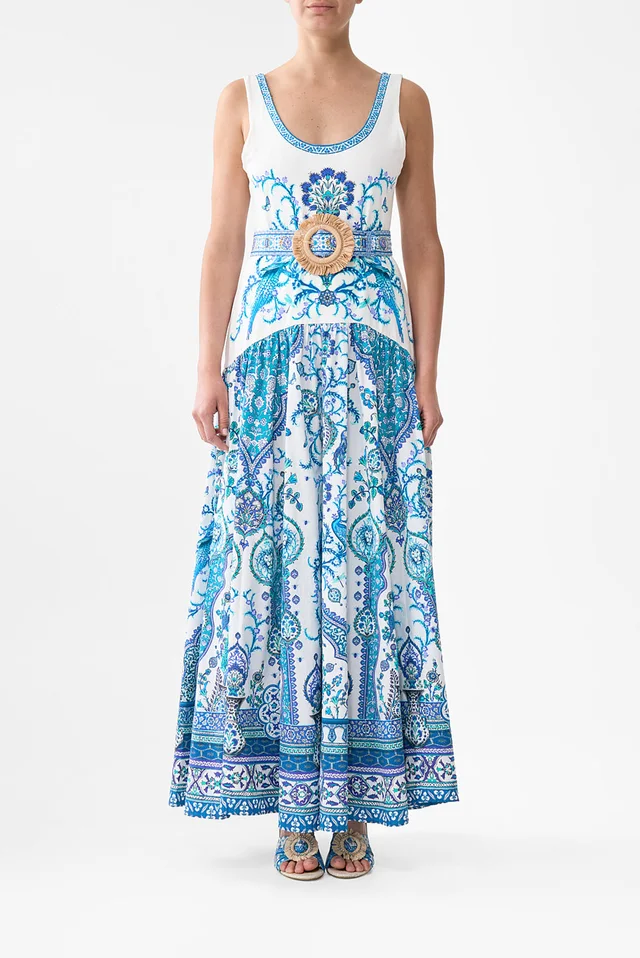 Camilla eBoutique JERSEY TANK DRESS WITH CONTRAST SKIRT ISNIK LULLABY from CAMILLA, photo 1 of 1