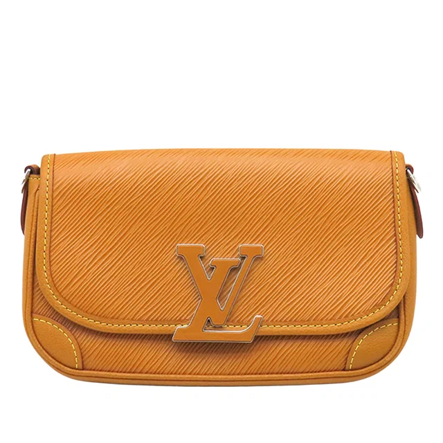 Tan Louis Vuitton Epi Buci Crossbody Bag in Brown Leather from Designer Revival