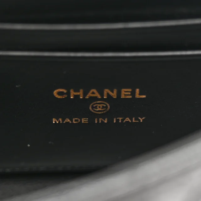 Chanel Caviar Quilted Coco Handle Clutch in Black Caviar leather from FASHIONPHILE, photo 6 of 11