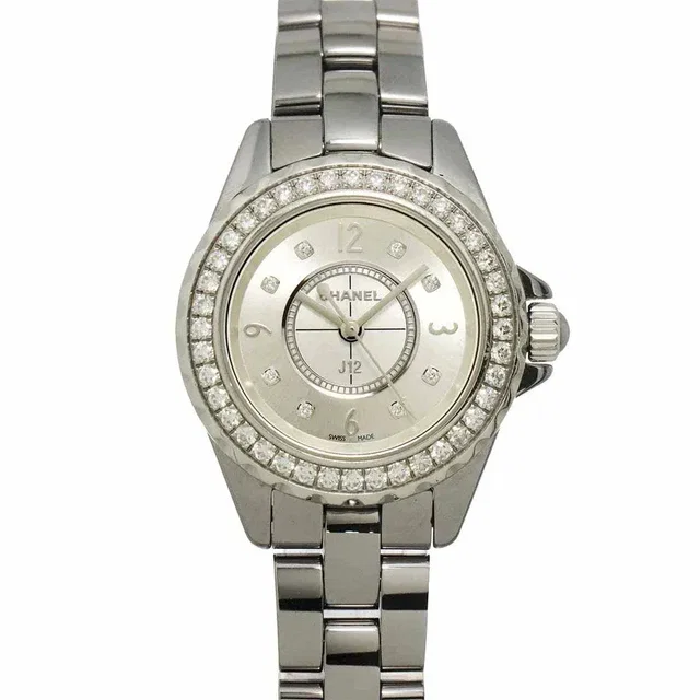 Chanel J12 Chromatic H3402 Quartz Gray Dial Ceramic Ladies Watch 90336714 in Grey Ceramic from Luxury Promise