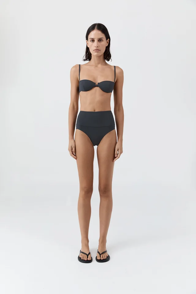 St Agni High Waisted Briefs - Graphite from St. Agni, photo 1 of 1