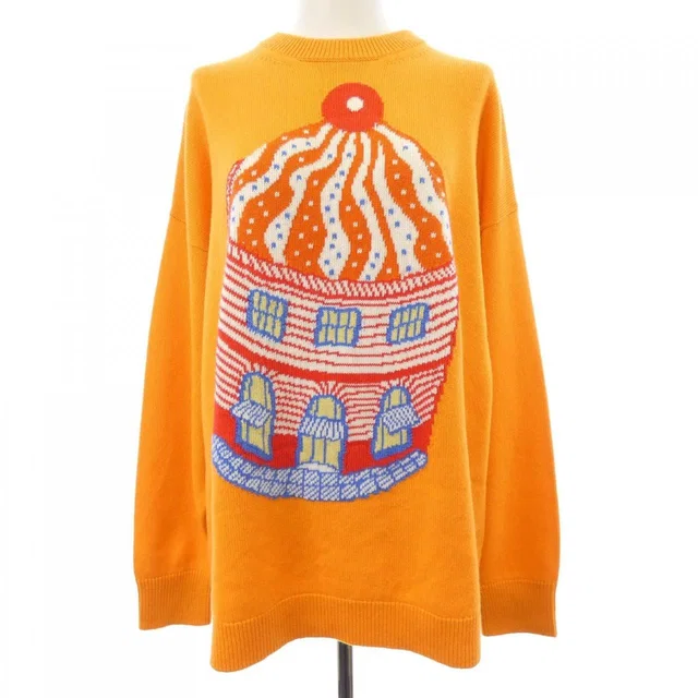 Hermès Fannie Ice Cream Knit Sweater in White Cashmere from The Reluxe