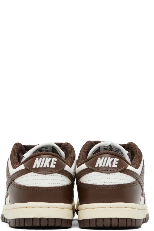 Nike Off-White & Brown Dunk Low Sneakers, photo 2 of 5 from SSENSE