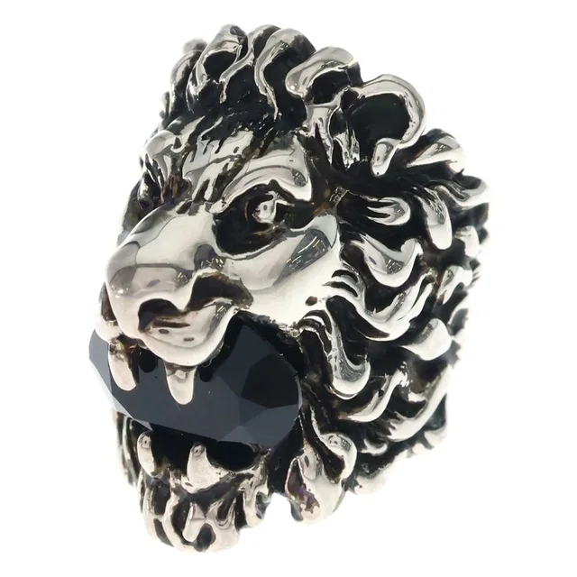 Gucci on Black Ring Silver in Black from The Reluxe