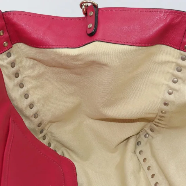 Valentino Garavani Rockstud Tote Soft Leather Pink Bag in Pink Leather from HEWI, photo 18 of 24