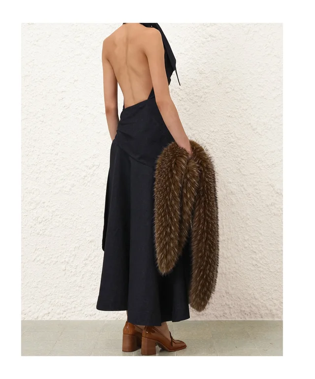 Zimmermann Valiant Draped Denim Dress, photo 5 of 6 from SENSER