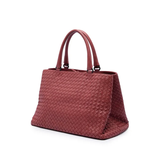 Brown Bottega Veneta Nappa Intrecciato Milano Tote in Brown Nappa leather from Designer Revival, photo 2 of 2