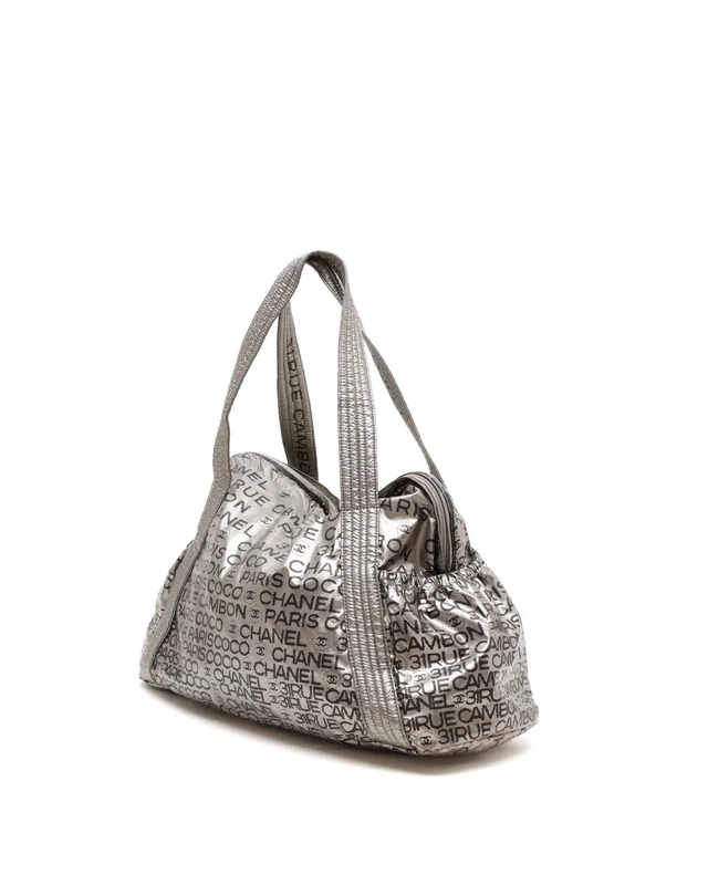 Chanel Unlimited Ligne Bowling Bag in Canvas from A Retro Tale, photo 2 of 11