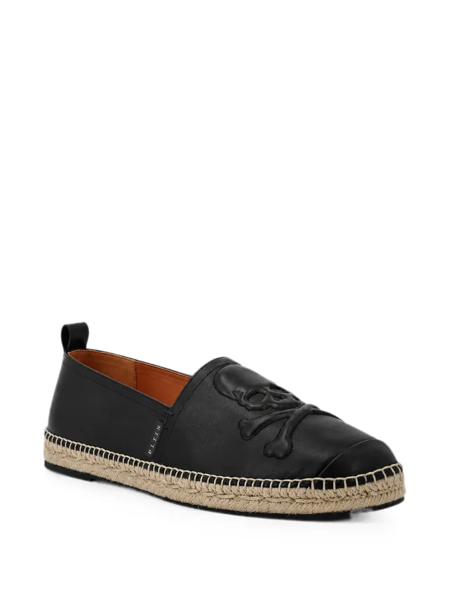 Philipp Plein nappa-leather espadrillas skull, photo 2 of 2 from FARFETCH