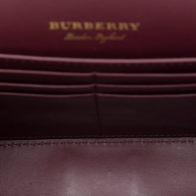 Red Burberry Goatskin Hampshire Crossbody in Red Goatskin from Designer Revival, photo 2 of 2