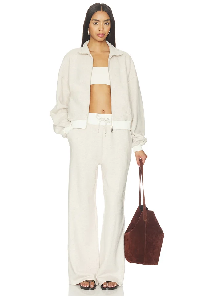 4th & Reckless Josefina Zip Up in Oatmeal, photo 5 of 5 from REVOLVE (Canada)