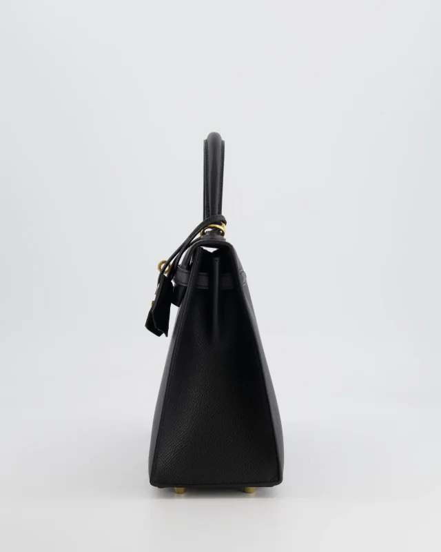 Hermès Kelly 25 Sellier Bag in Black Epsom leather from Sellier, photo 9 of 24