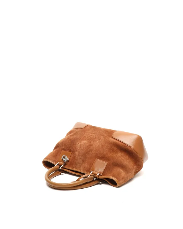 Loewe Amazona Suede Bag in Suede from A Retro Tale, photo 4 of 9