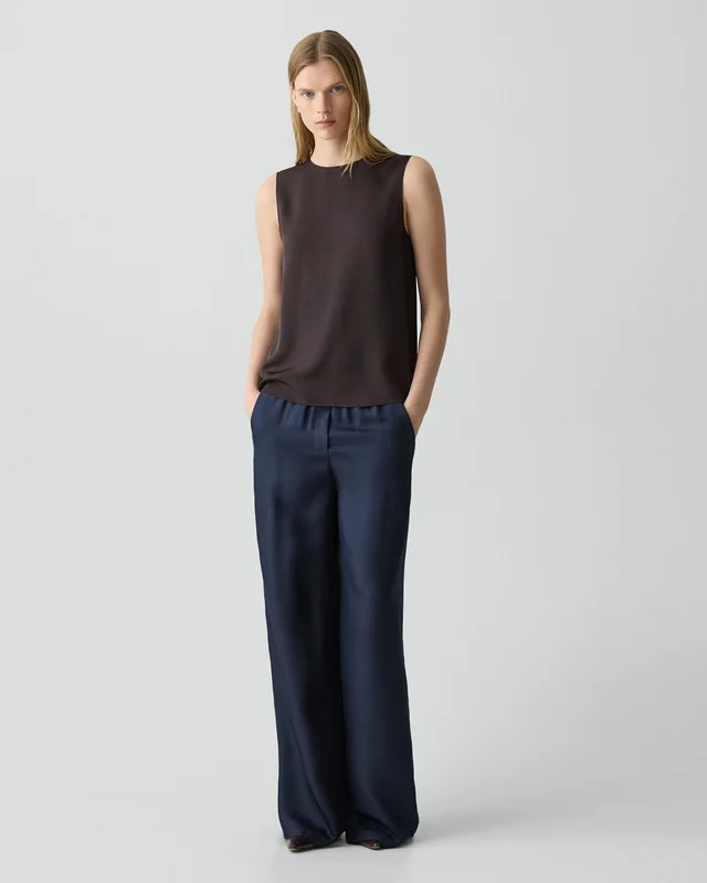 Theory Shell Top in Silk Georgette, photo 6 of 8 from Theory