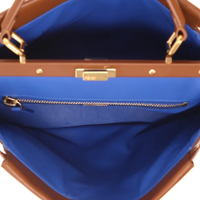 Fendi Peekaboo handbag in Brown Leather from Collector Square, photo 4 of 4