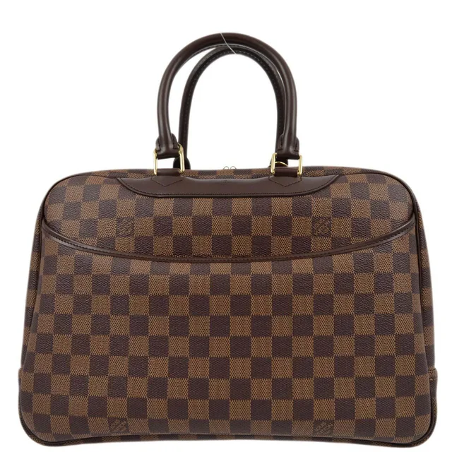 Louis Vuitton 2006 Damier Deauville Bowling Vanity Handbag N47272 in Canvas from AMORE Vintage Tokyo
