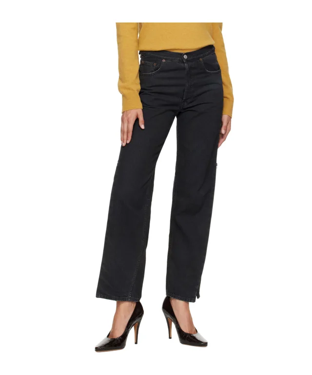Mm6 Maison Margiela side-zip straight-leg jeans, photo 5 of 7 from SENSER
