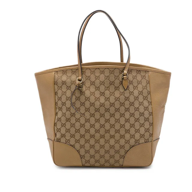 Beige Gucci GG Canvas Bree Tote in Beige Canvas from Designer Revival, photo 1 of 1