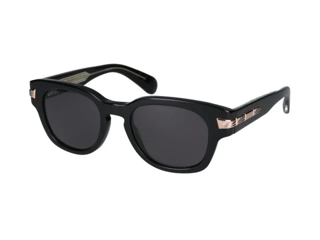 Gucci Gg1518s Sunglasses — Black Acetate in Black from HEWI, photo 2 of 4