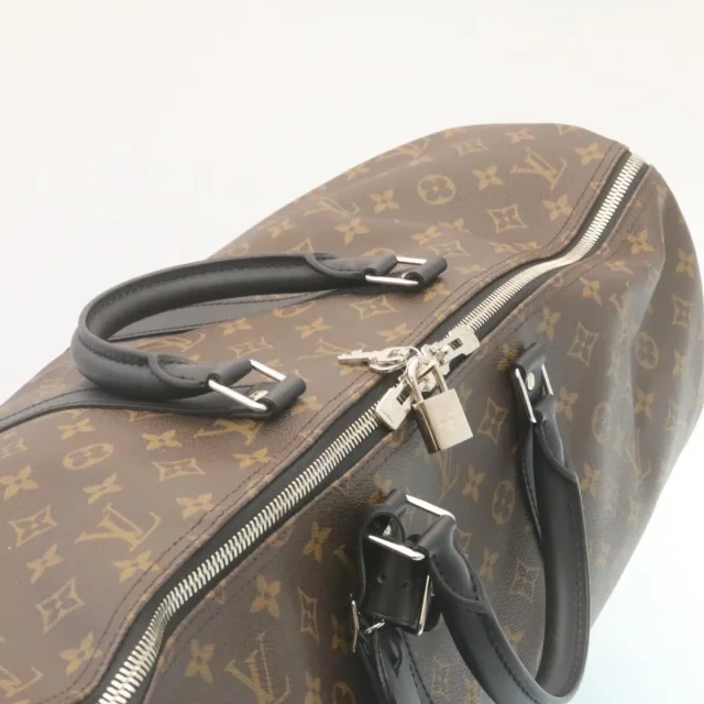 Louis Vuitton Keepall Bandouliere Monogram Canvas Brown Bag in Brown Coated canvas from HEWI, photo 6 of 23