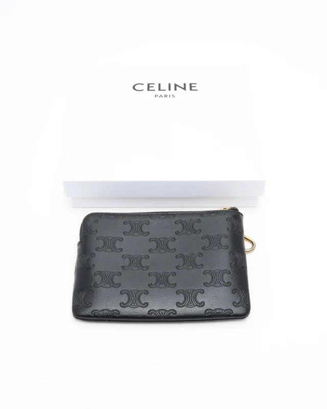 Celine Triomphe Coin Purse in Leather from A Retro Tale, photo 6 of 6