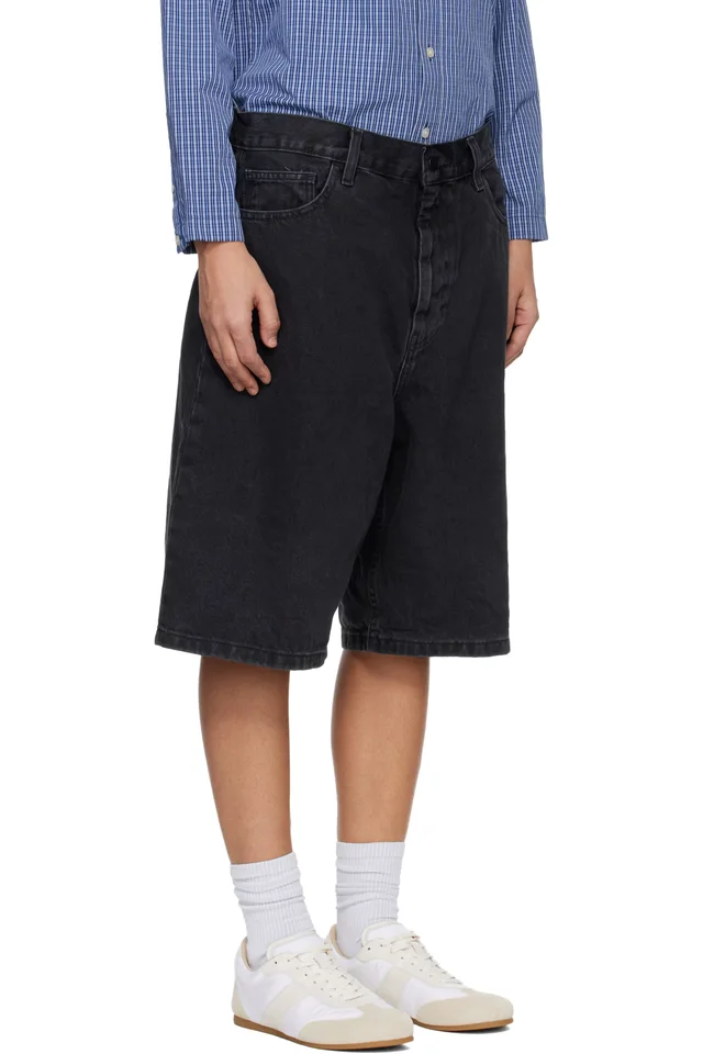 Carhartt Work In Progress Black Brandon Shorts, photo 2 of 4 from SSENSE