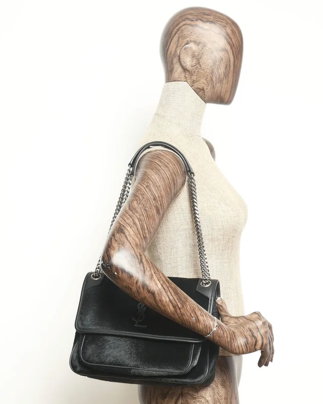 Saint Laurent Medium Niki Pony Hair Bag from A Retro Tale, photo 10 of 10