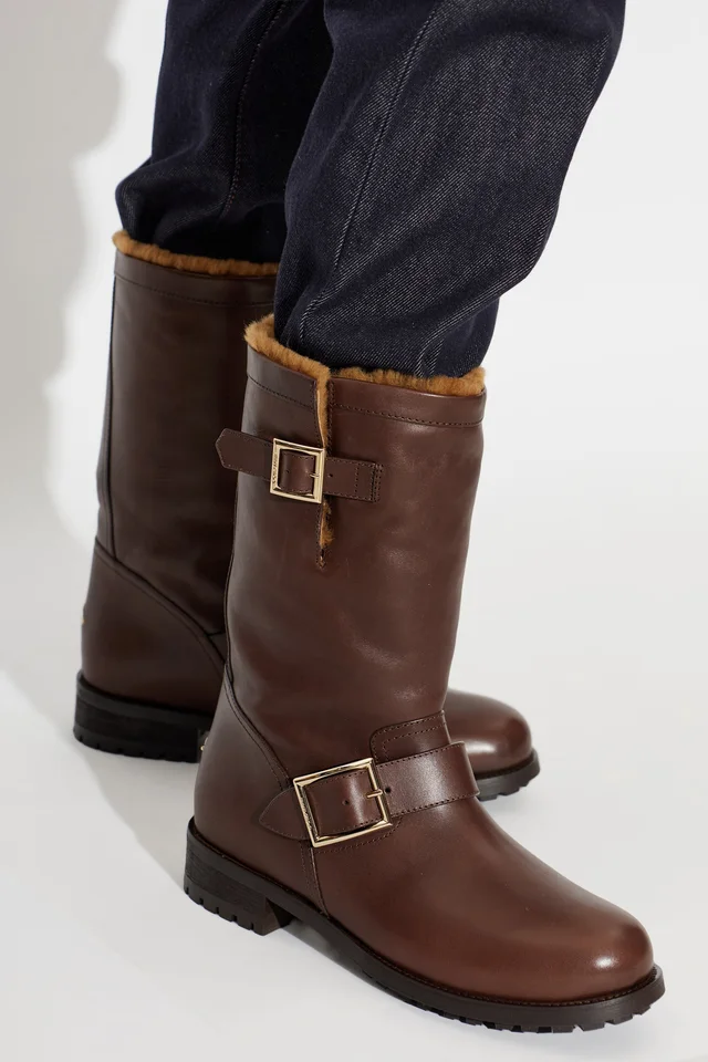 Jimmy Choo Round-toe short boots, photo 3 of 5 from SENSER