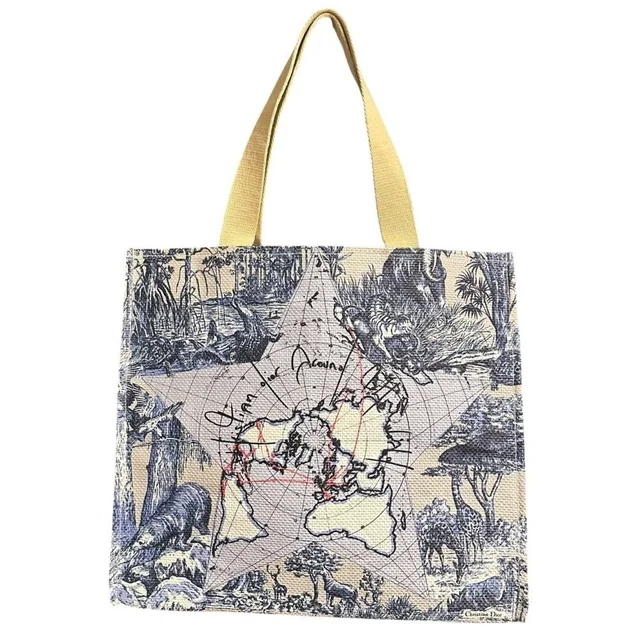 Dior Beauty Around The World Toile De Jouy Book Tote Bag Gwp in blue from Poshmark