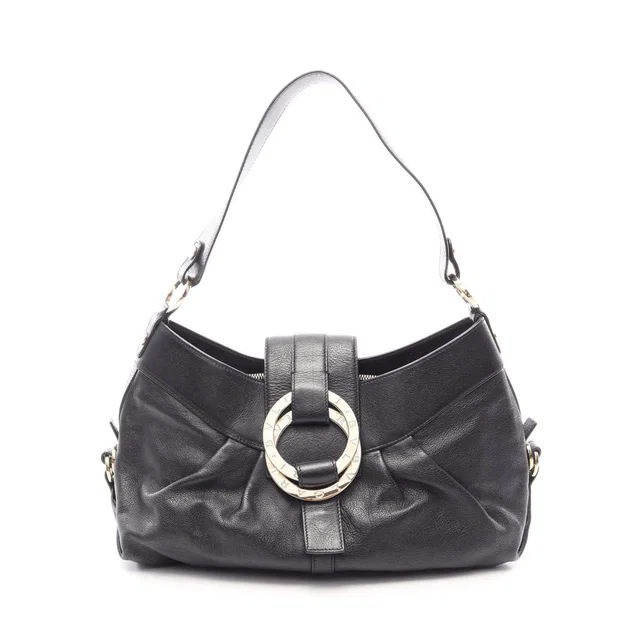 Bvlgari Chandra Leather Shoulder Bag in Leather from LuxUness