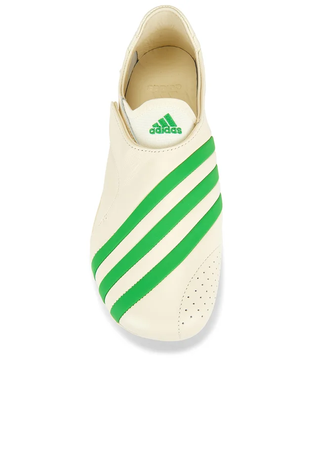 adidas Originals x Pharrell Williams Yoga Vario Sneaker in White & Green, photo 4 of 6 from REVOLVE (Canada)
