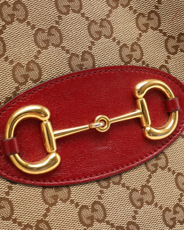 Gucci GG Horsebit 1955 Tote Bag in Canvas from A Retro Tale, photo 8 of 12