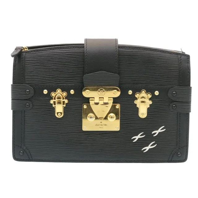 Louis Vuitton Trunk Clutch Epi Leather Black Bag in Black Leather from HEWI