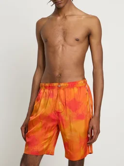 Ahluwalia Sports shorts with drawstring in 100% Viscose, photo 3 of 5 from LUISAVIAROMA