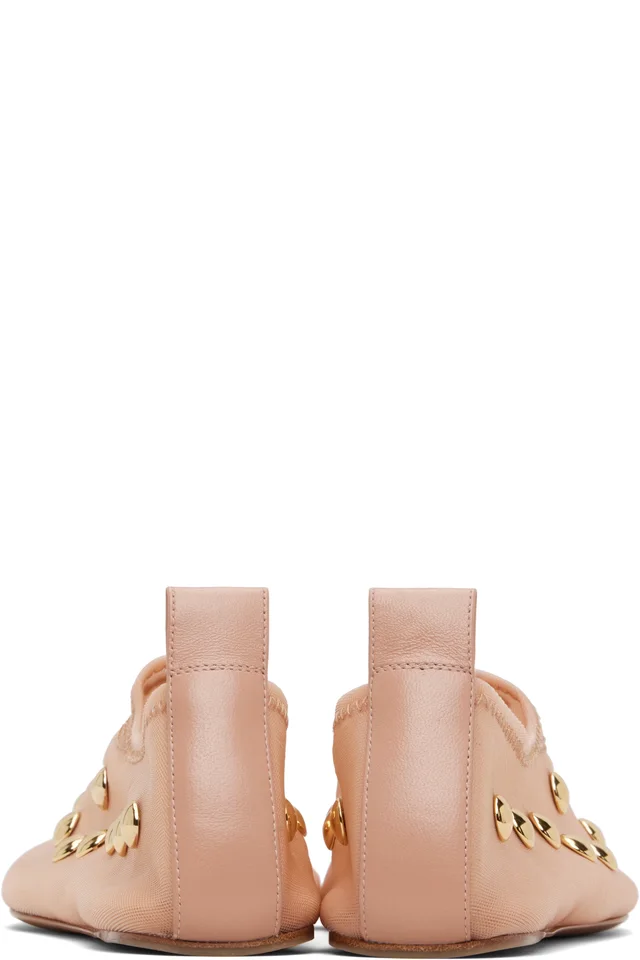 Chloé Pink Rita Flats, photo 2 of 4 from SSENSE