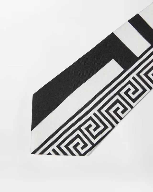 Versace printed silk twill tie, photo 3 of 3 from SENSER