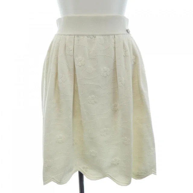 Chanel Skirt White in White from The Reluxe