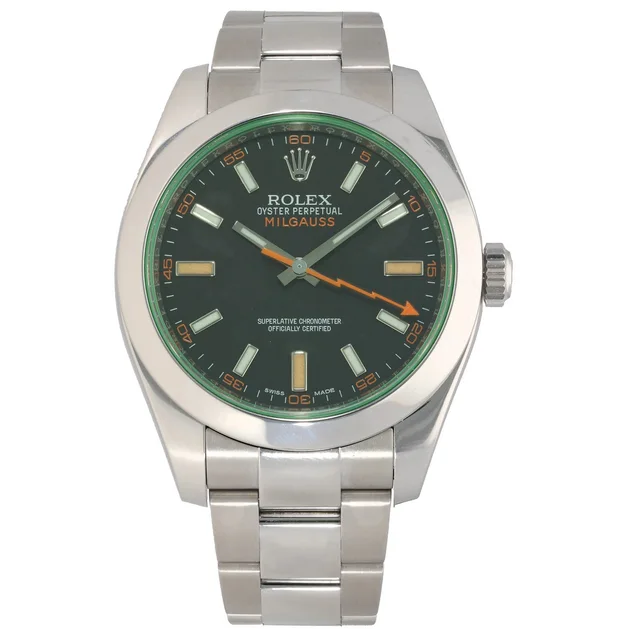 Rolex Milgauss 116400GV 40mm Stainless Steel Watch from H&T
