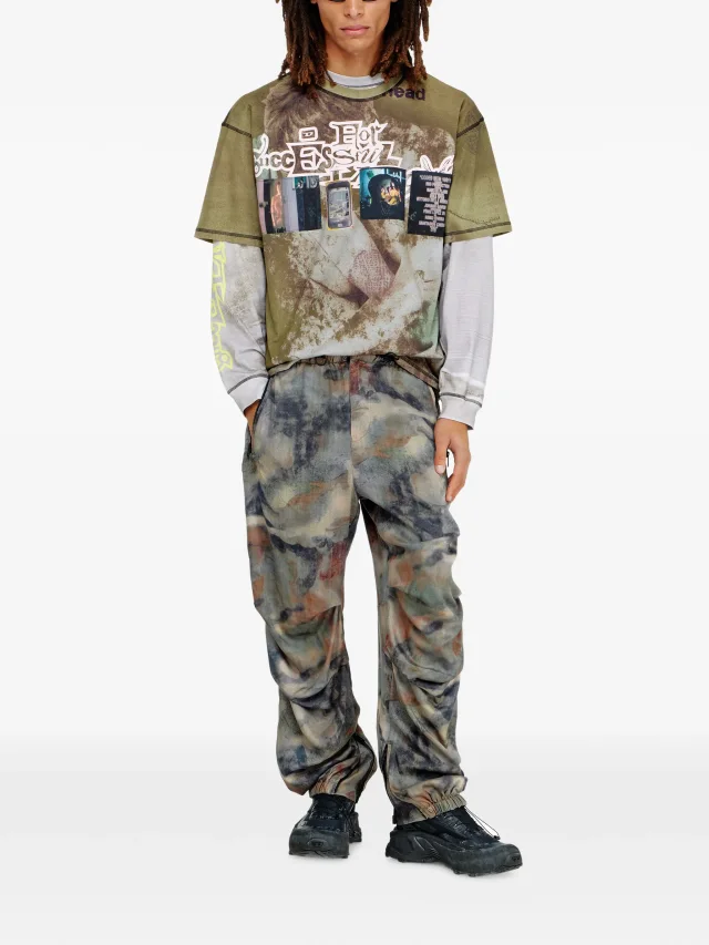 Diesel P-Stitch-Tkbz stitched trousers, photo 2 of 2 from FARFETCH