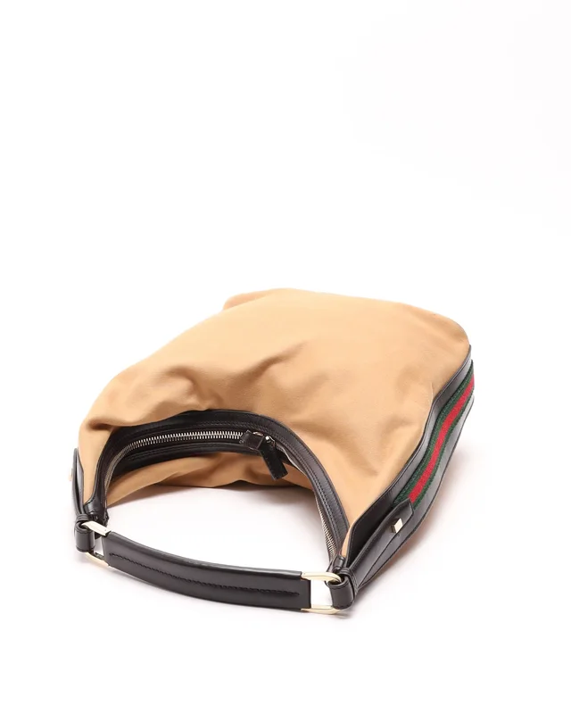 Gucci Sherry Line Hobo Bag in Canvas from A Retro Tale, photo 5 of 7