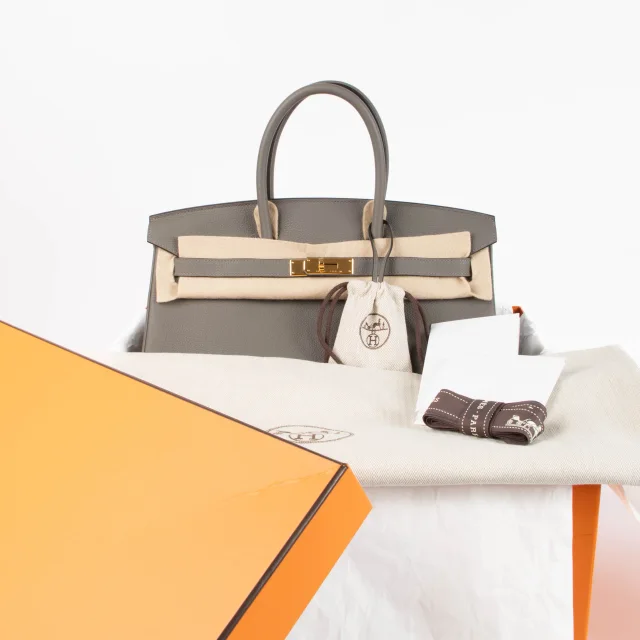 Hermès Birkin 35 Gris Meyer Togo GHW in Grey Togo leather from Labellov, photo 2 of 7
