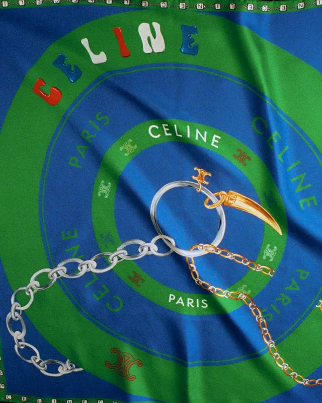 Celine BULLSEYE FOULARD 90, photo 5 of 6 from SENSER