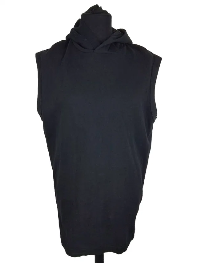 Givenchy Sleeveless Side-Zip Hoodie Black Size: XS in Black Cotton from Oxfam Online Shop
