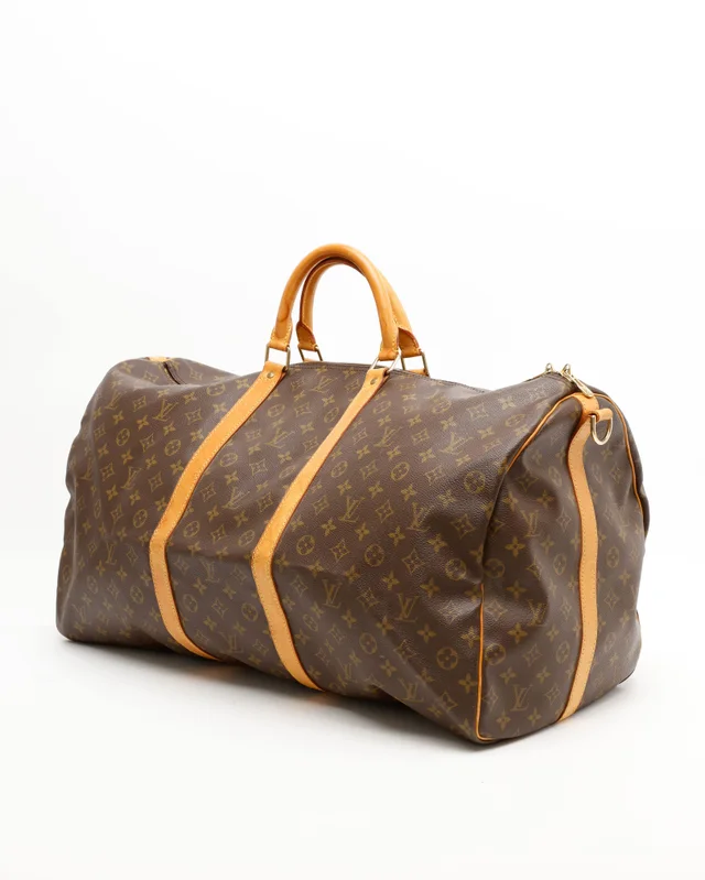 Louis Vuitton Monogram Keepall Bandoulière 60 Weekend Bag in Coated canvas from A Retro Tale, photo 2 of 10