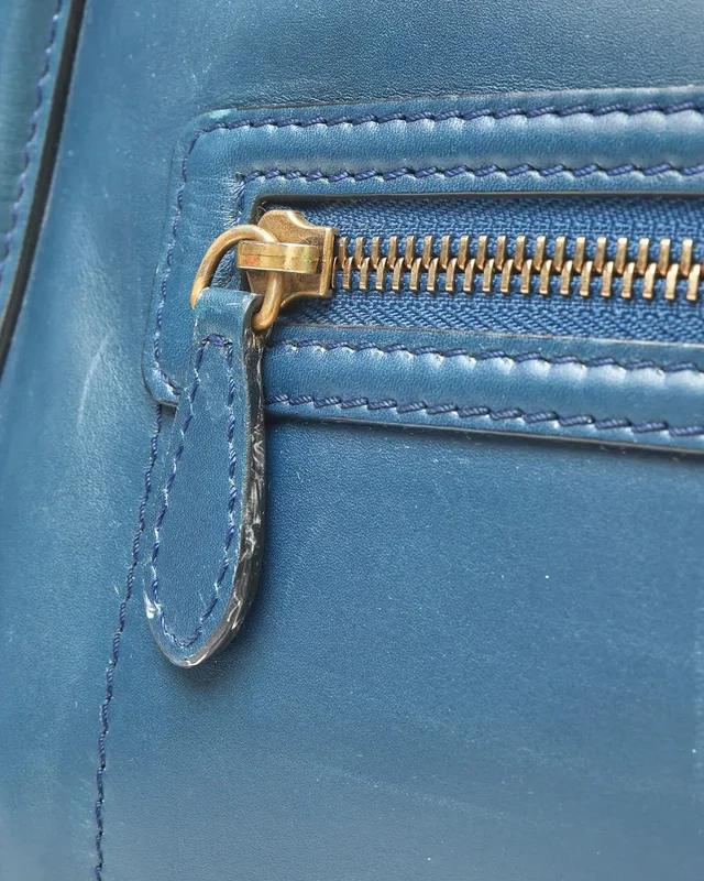 Celine Luggage Mini Bag in Leather from A Retro Tale, photo 6 of 9